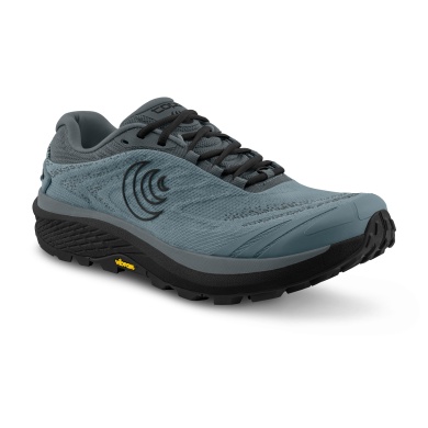 Topo Trail-Laufschuhe Pursuit 2 (Dämpfung, Langstrecke, Zero-Drop) 2025 steingrau Herren